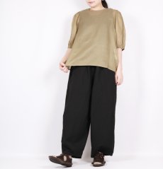 画像9: Gauze＃GATHER SLEEVE MODERNIST BLOUSE 3色 (9)