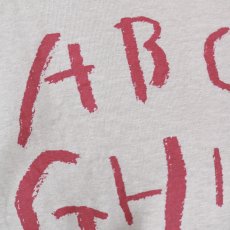 画像40: tumugu:ラフィ天竺 プリントTシャツ(アルファベット) 4色 (40)
