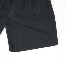 画像3: blue willow コットン細番手平織りハーフペチパンツ BLACK (3)