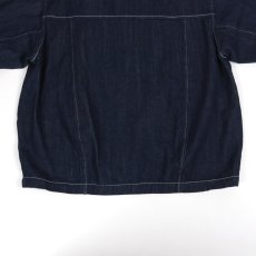 画像19: NARU 12ozムラデニムノーカラージャケット (19)
