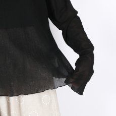画像24: tumugu: コットンチュールハイネックロングTシャツ 3色 (24)