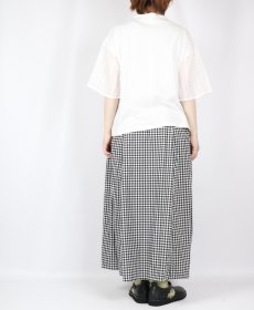 画像8: nachukara ナチュラル天竺袖コンビTシャツ　2色 (8)
