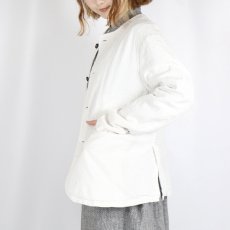 画像20: Vas-y Lentement　SEERSUCKER PLAIN OVERDYE SIDE VENTS NO COLLAR JACKET　2色 (20)