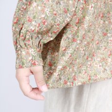 画像8: DIARIES  フラワープリント バンドカラーシャツ   2色 (8)