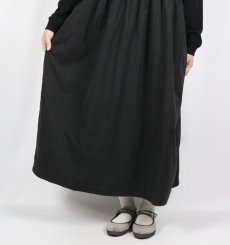 画像23: nachukara 　ウール混ニットコンビギャザーワンピース　2色 (23)