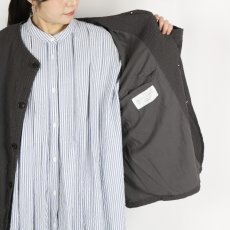 画像13: Vas-y Lentement　SEERSUCKER PLAIN OVERDYE SIDE VENTS NO COLLAR JACKET　2色 (13)