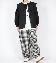 画像16: ROBE de PEAU　シアー ハオリ ブラウス   2色 (16)