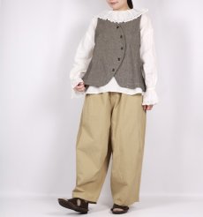 画像21: Gauze# ANTIQUE LACE FRILL 2WAY BLOUSE 2色 (21)