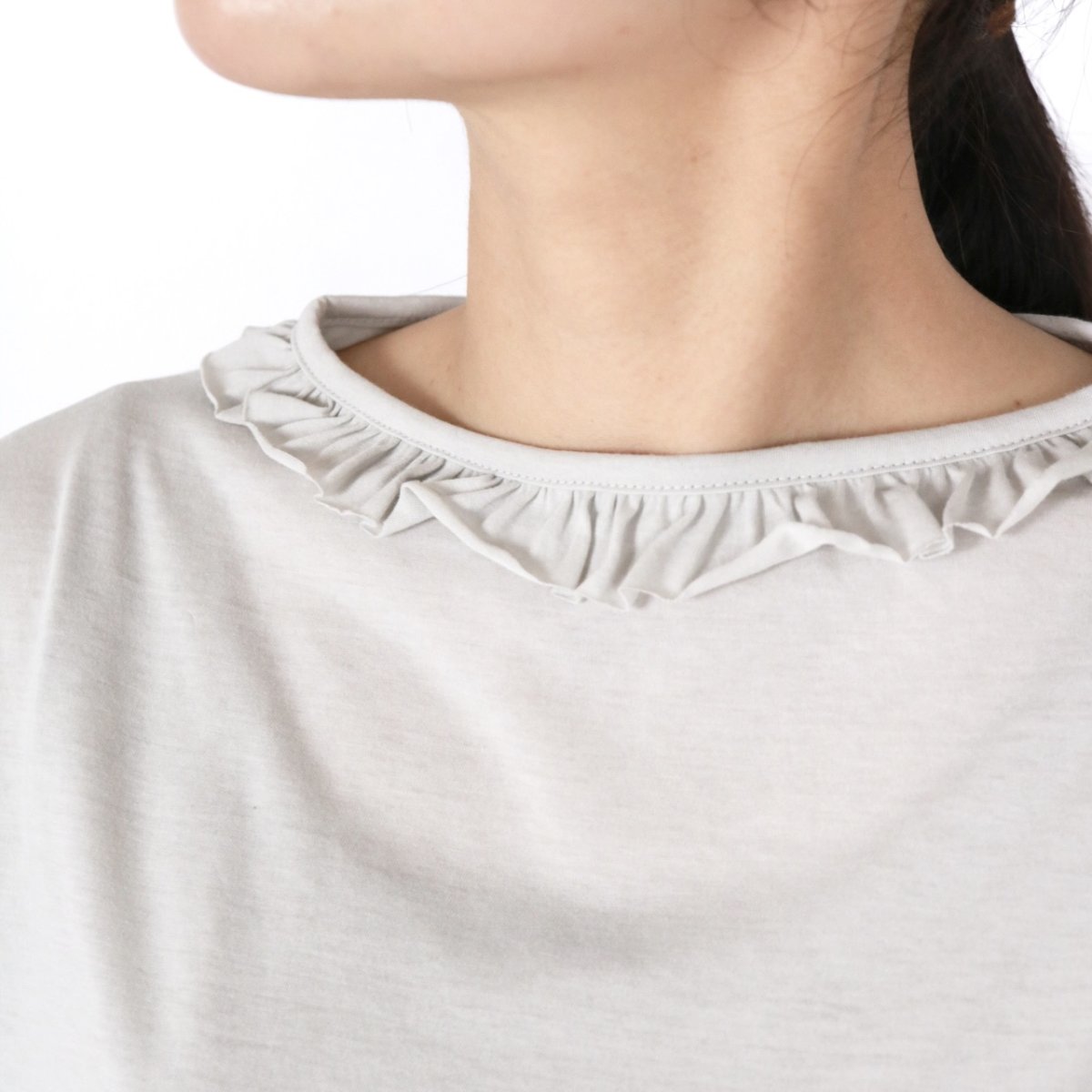 画像5: Gauze#　シンプリー フリルプルオーバー　3色 (5)