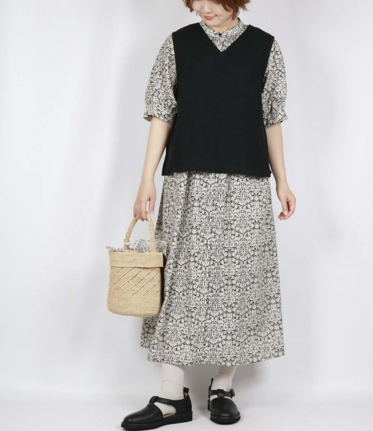 画像23: Vent d'ouest 60Sフレンチリネンキャンバスワッシャー2WAYベスト 3色 (23)