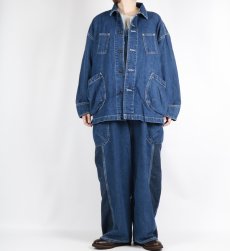 画像15: tumugu: 10ozデニム カバーオール　2色 (15)