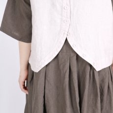 画像23: tumugu: リネンキャンバス 2wayベスト 3色 (23)