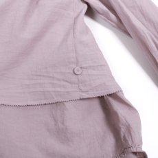 画像25: tumugu ふわふわコットンフリルレイヤードブラウス　LAVENDER (25)