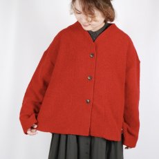 画像19: nachukara シープボアソフトVネックカーディガン　3色 (19)