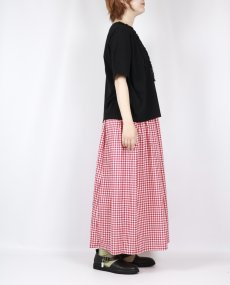 画像13: nachukara ナチュラル天竺フリルTシャツ 2色 (13)