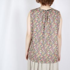 画像26: DIARIES FLOWER BACK GATHER SLEEVELESS 3色 (26)
