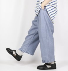 画像25: tukuroi  リネン平織 裾プリーツ パンツ  3色 (25)