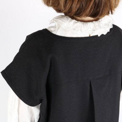 画像3: SOIL COTTON / WOOL TWILL WEAVE PLAIN FRENCH/SL BACK SIDE PLEATS PULLOVER 