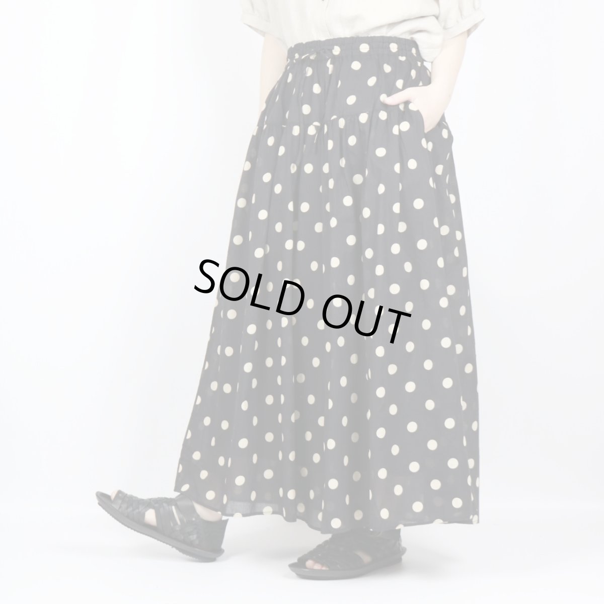画像16: SOIL  80s COTTON VOILE DOT PRINT CULOTTES　２SIZE (16)