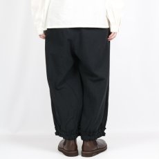 画像23: bluewillow コットン平織り無地起毛裾フリルパンツ 3色 (23)