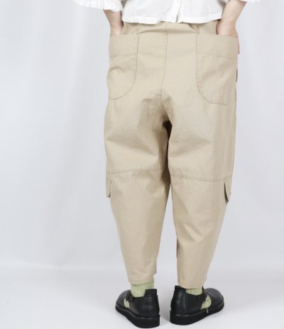 画像3: tumugu コットンヘンプウェザーティンカーゴパンツ 2色