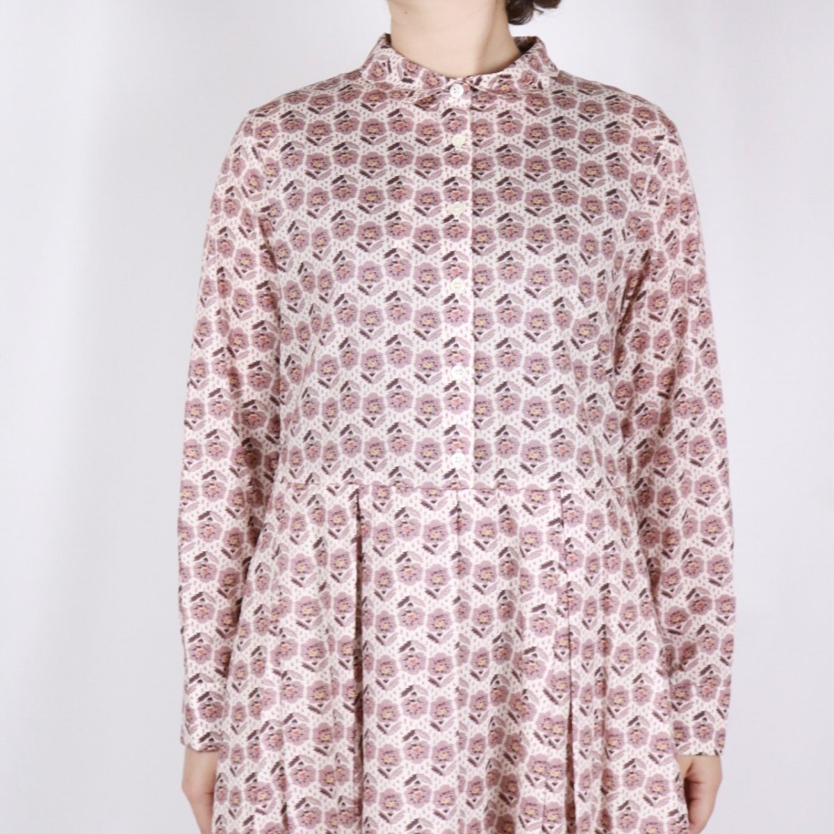 画像17: Crespi  BOTANICAL ESCAPEリバティワンピース 4色 (17)