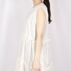 画像6: Gauze#　フリル ノースリーブワンピース　3色 (6)