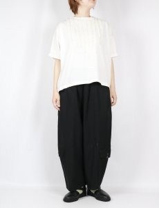 画像5: nachukara ナチュラル天竺フリルTシャツ 2色 (5)
