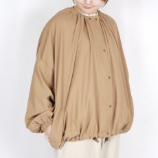 画像10: LUEUF GATHER NECK WIDE BLOUSON 2色 (10)