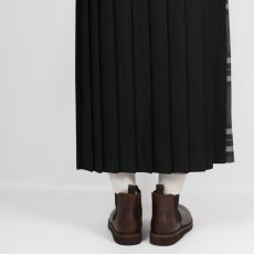 画像22: O'NEIL OF DUBLIN  WORSTED WOOL PATCHWORK LOW WAIST PLEATS WRAP SKIRT LENGTH 80cm (WITH PIN)  2柄 (22)