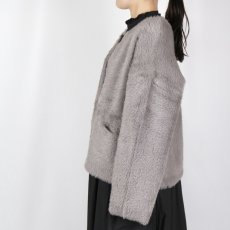 画像15: sosotto  フェイクファーニットカーデ   2色 (15)