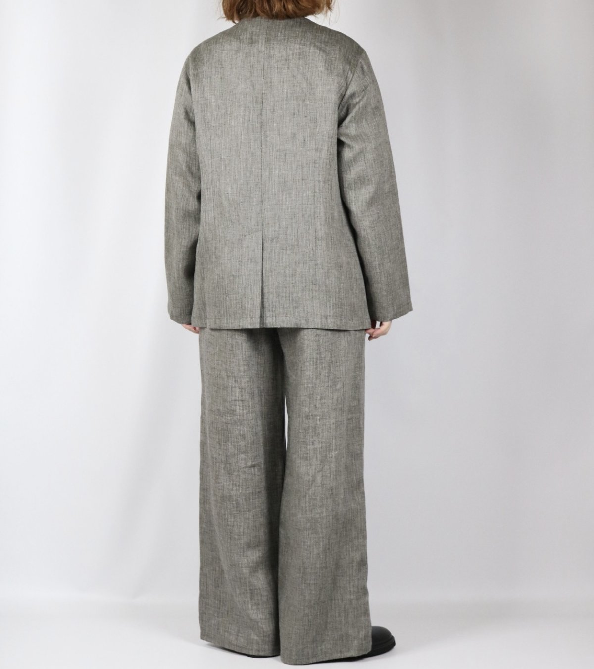 画像32: Michel Beaudouin リネンへリンボンジャケット 3色 (32)