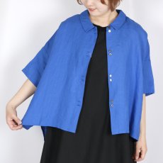 画像5: blue willow リネンボタンシャツ　2色 (5)