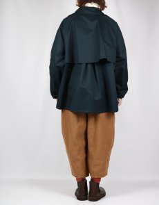 画像19: NARU 40/2コットンギャバ ショートトレンチコート　2色 (19)