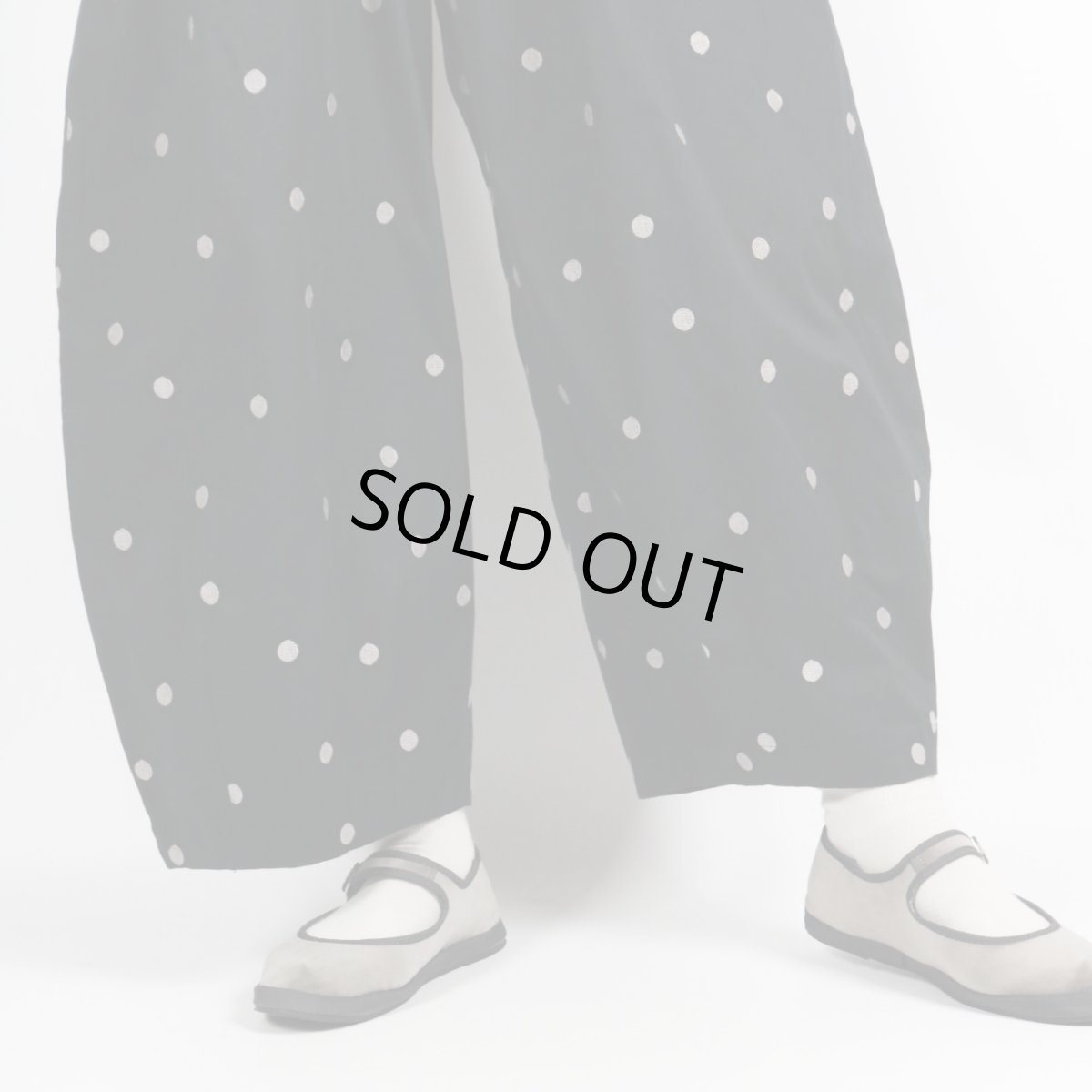 画像7: blue willow コットンドット刺繍コクーンパンツ　2色 (7)