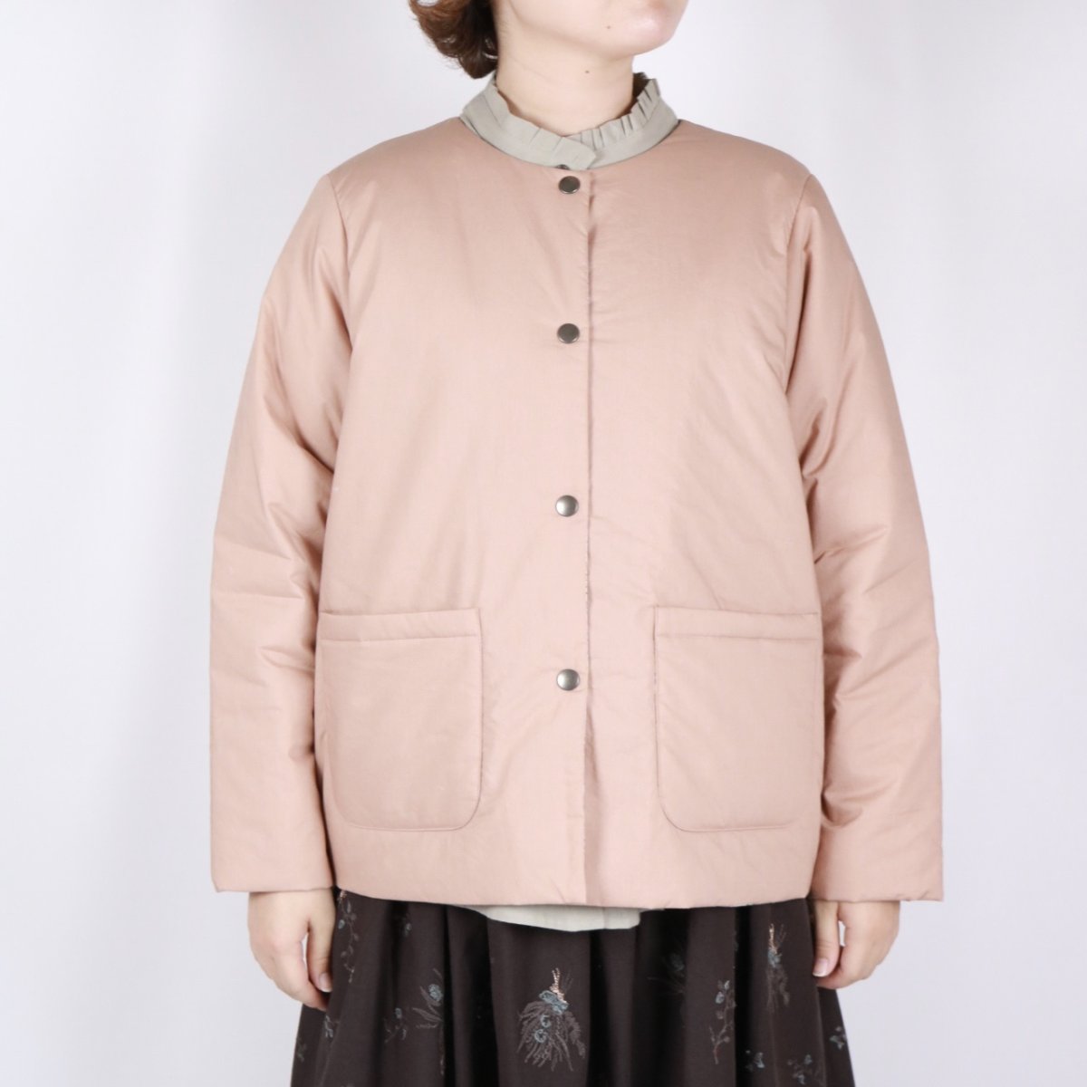 画像31: Vent d'ouest LIBERTY×タイプライター ボンディングリバーシブルジャケット 2色 (31)