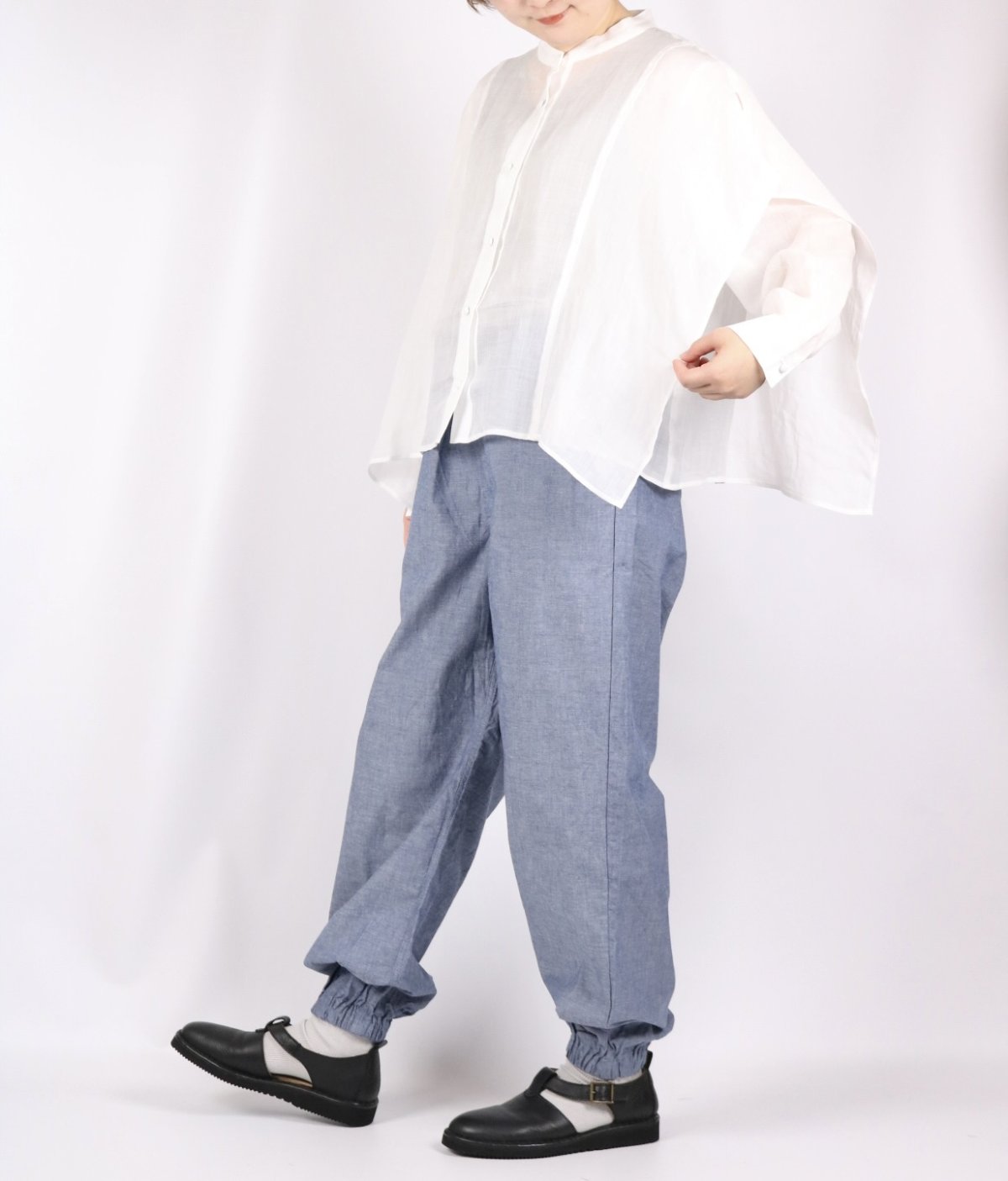 画像10: 20%OFF SALE!  NARU　サマーデニム ジョガーパンツ　2色 (10)