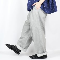 画像2: DIARIES   WIDE TAPERED PANTS   GRAY (2)