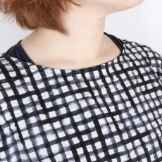 画像29: NARU  60ローンリップルチェック＆ストライプ ファッスンシャツ 2柄×2色 (29)