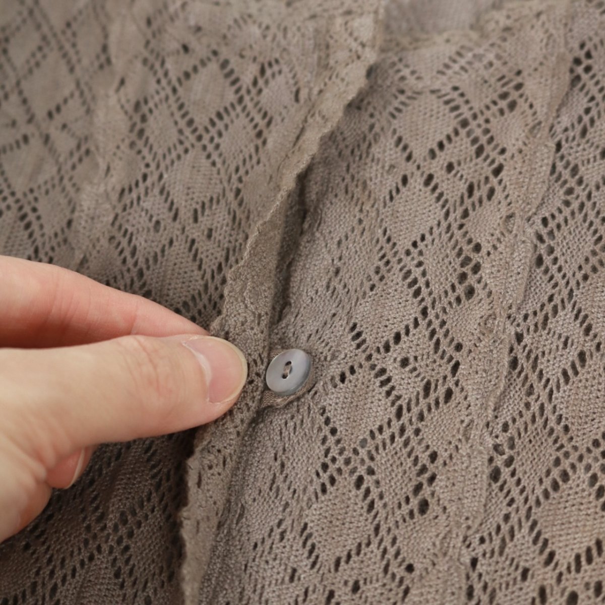 画像43: tumugu: コットンリネン ボイルレースベスト　3色 (43)