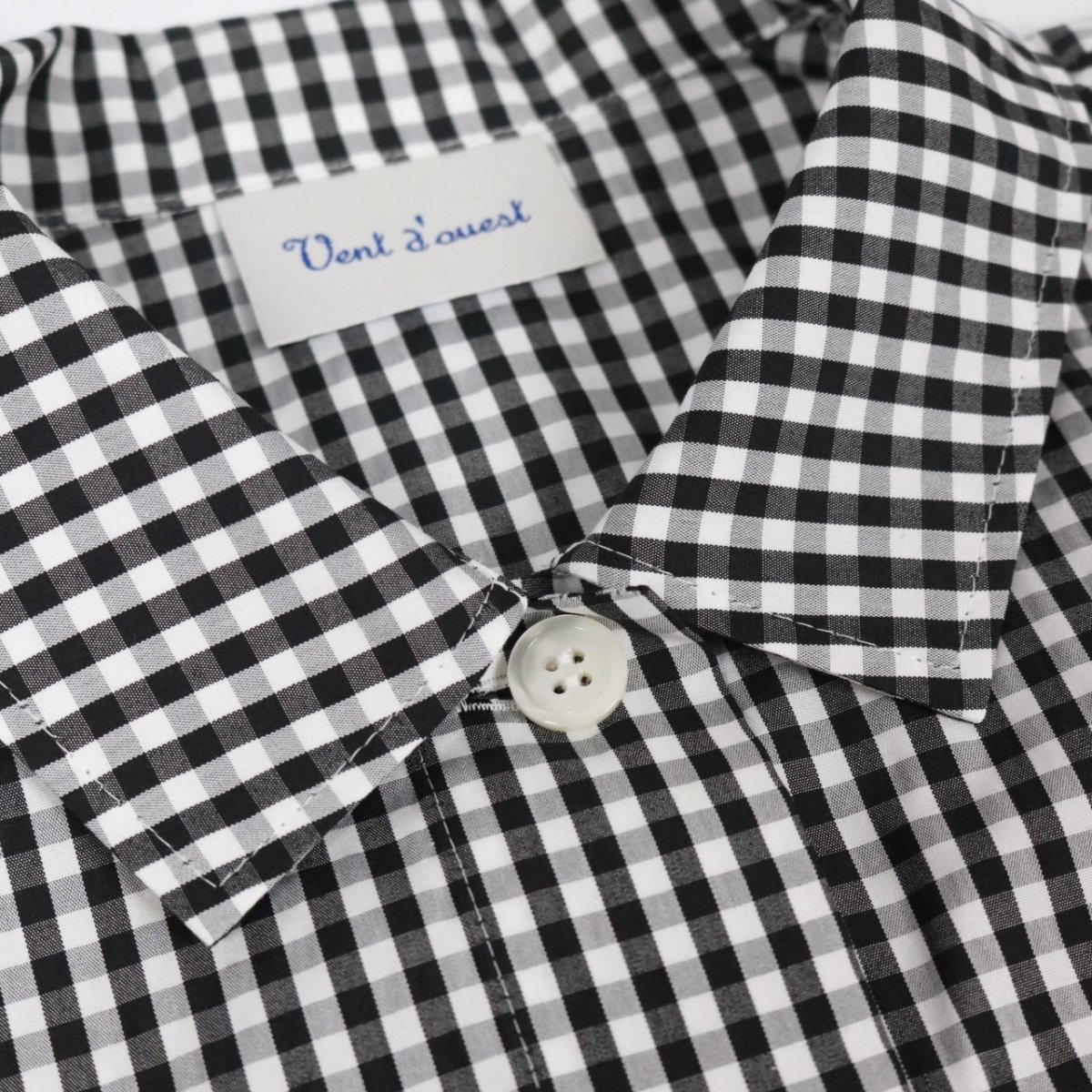 画像27: Vent d’ouest ギンガムチェッククールマックスシャツ 2色 (27)