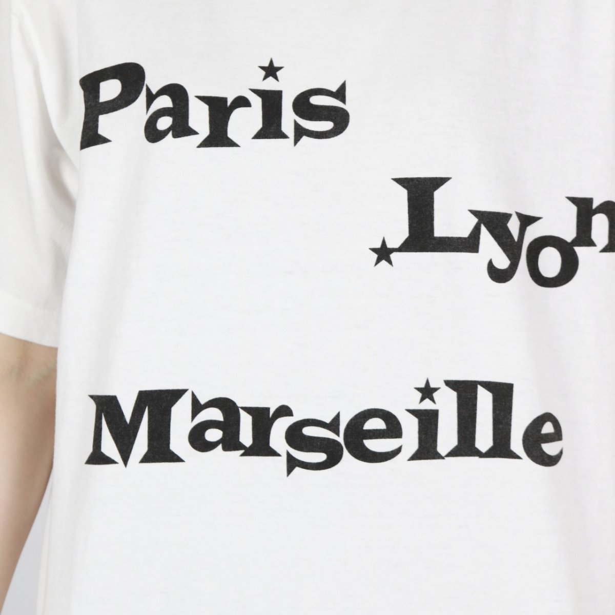 画像9: Vent d'ouest コットンロゴTシャツ『Paris/ Lyon/ Marseille』3色 (9)