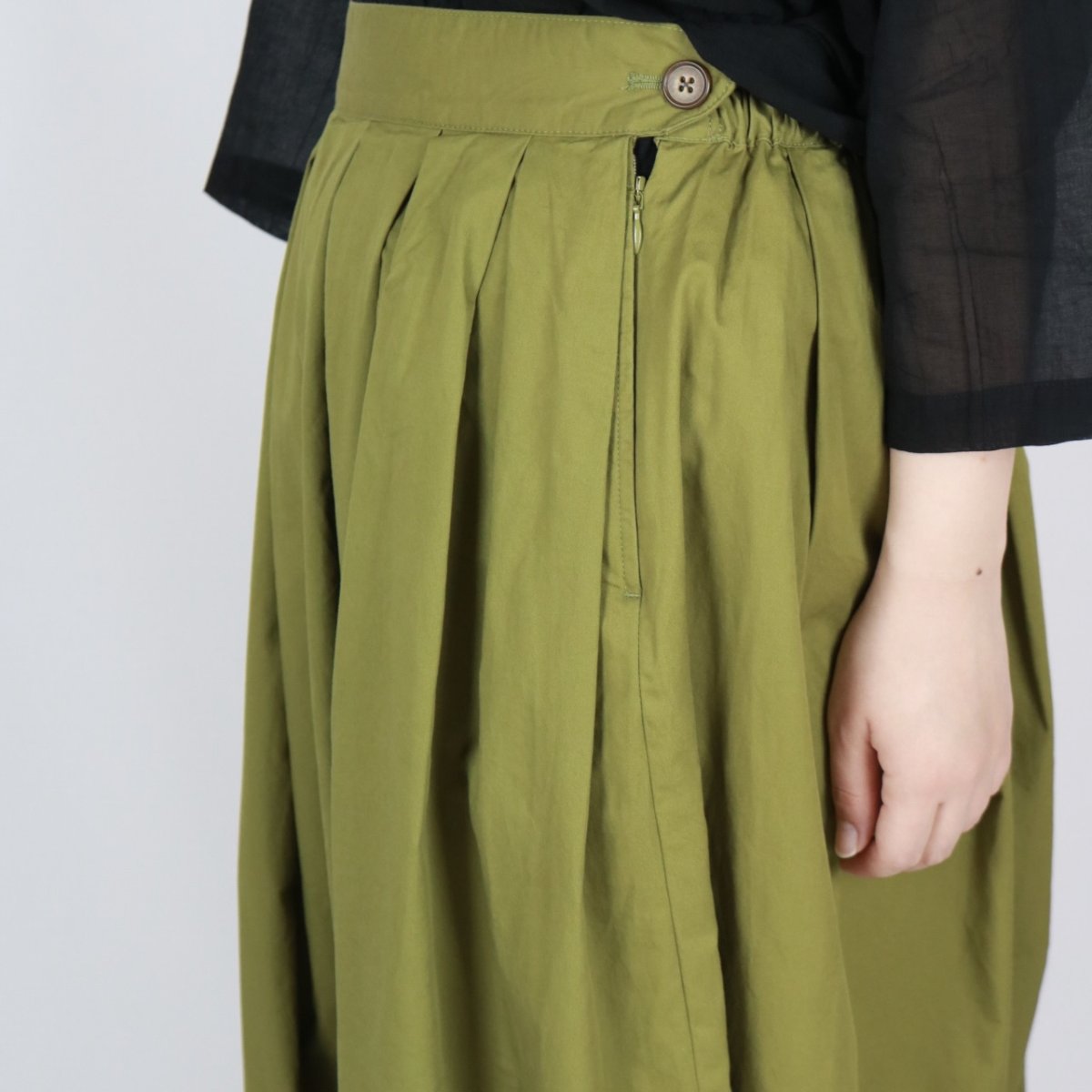 画像7: nachukara  ライトツイル ラウンド キュロット  4色 (7)