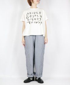 画像27: tumugu:ラフィ天竺 プリントTシャツ(アルファベット) 4色 (27)