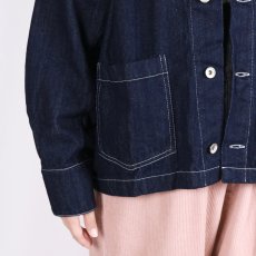 画像5: NARU 12ozムラデニムノーカラージャケット (5)