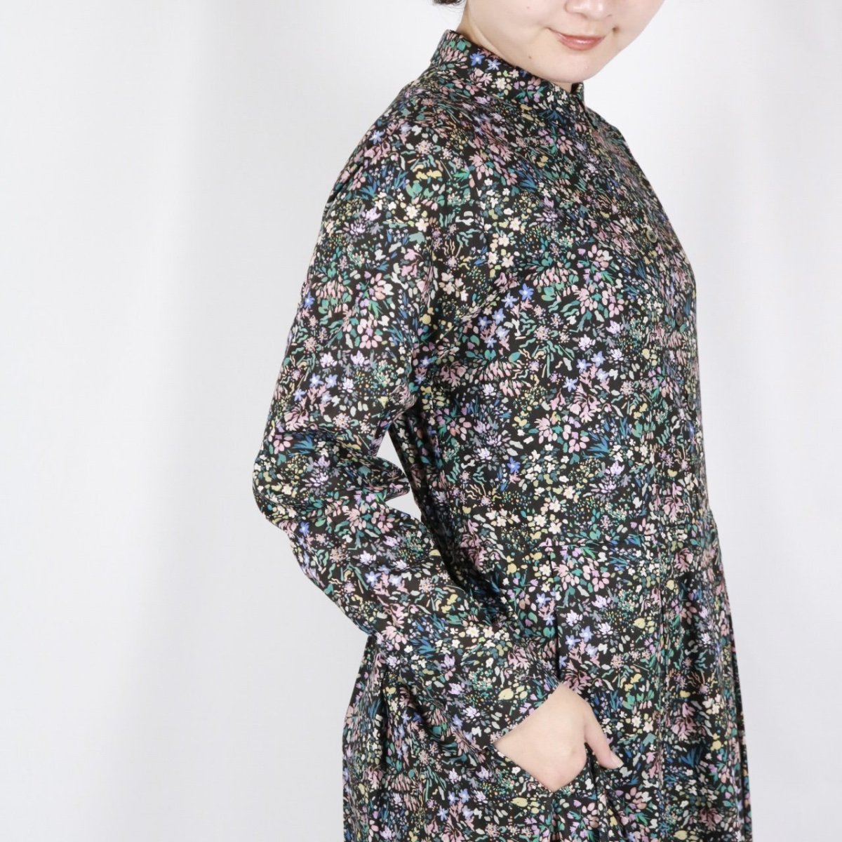 画像38: Crespi  BOTANICAL ESCAPEリバティワンピース 4色 (38)