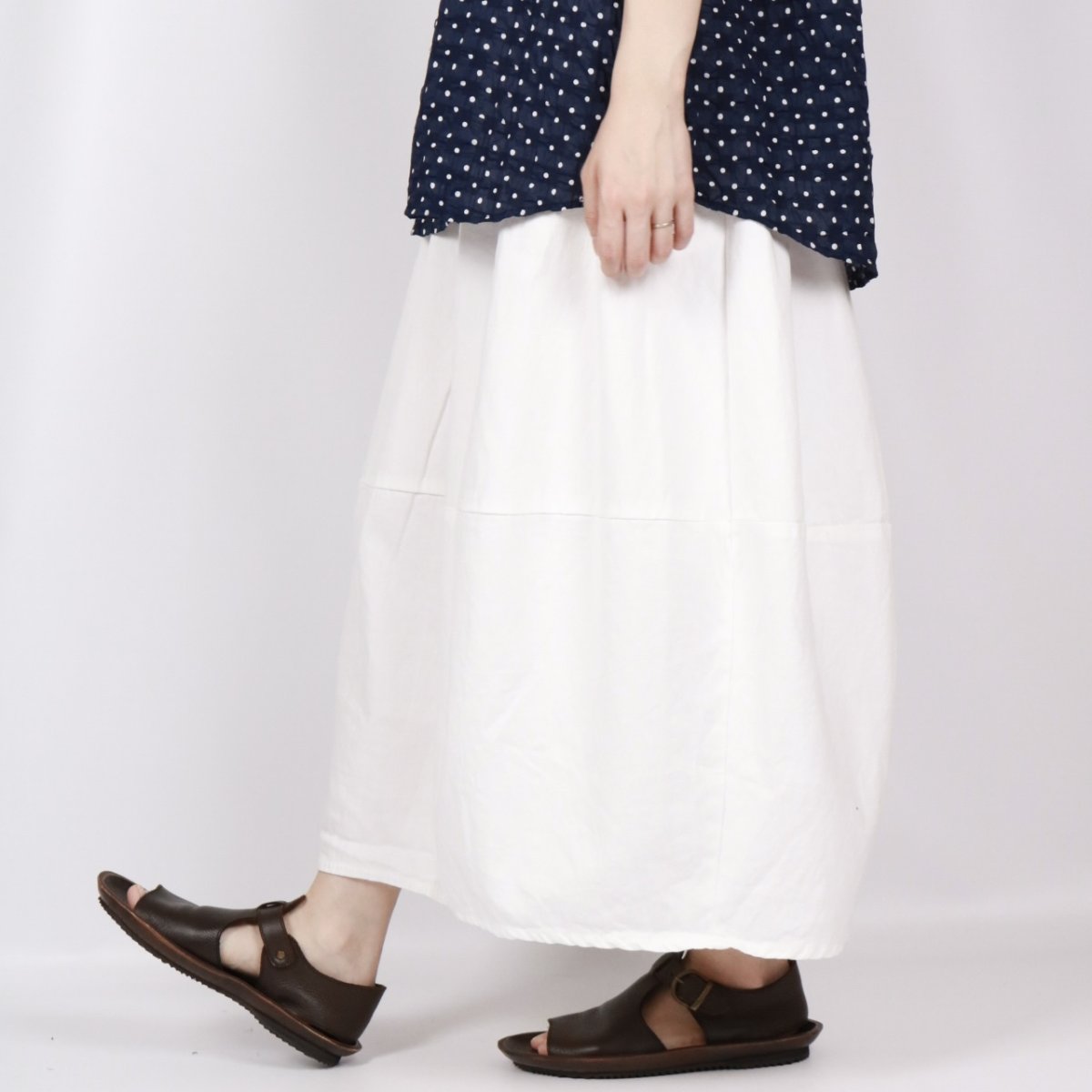 画像23: NARU 8オンスムラデニムエッグスカート 4色 (23)