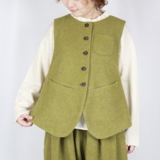 画像16: tumugu: エコウールモッサベスト 3色 (16)