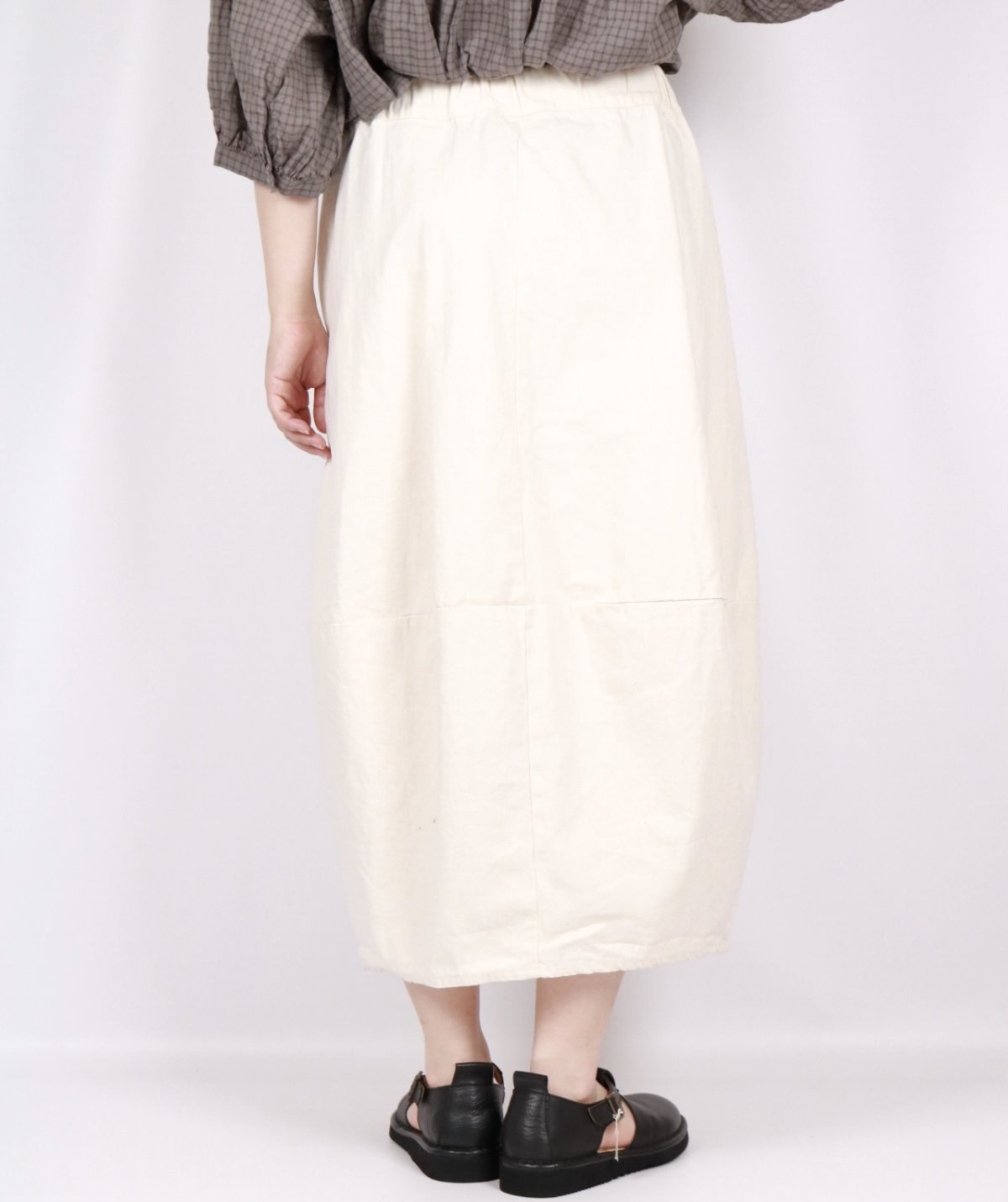 画像40: NARU 8オンスムラデニムエッグスカート 4色 (40)