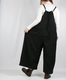 画像5: Gauze#  TRAVAILサロペット　BLACK  (5)